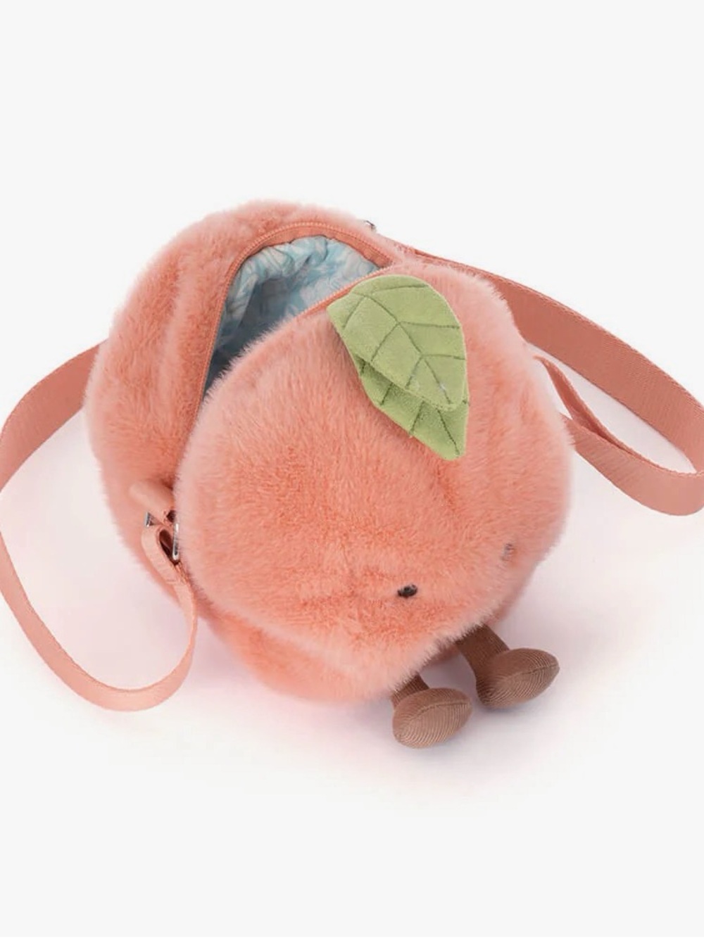 Jellycat Amusables Peach Shoulder Bag - Picture 2 of 12